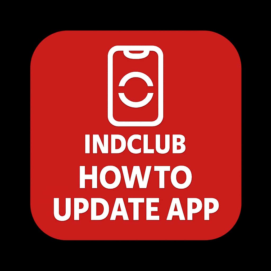 Icon representing the update guide for Indclub App.