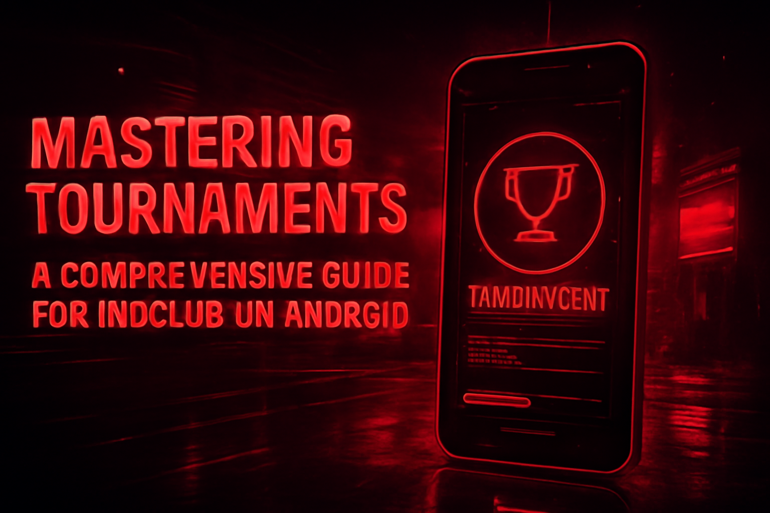 Informational scene showcasing the Indclub Installation Guide for Android