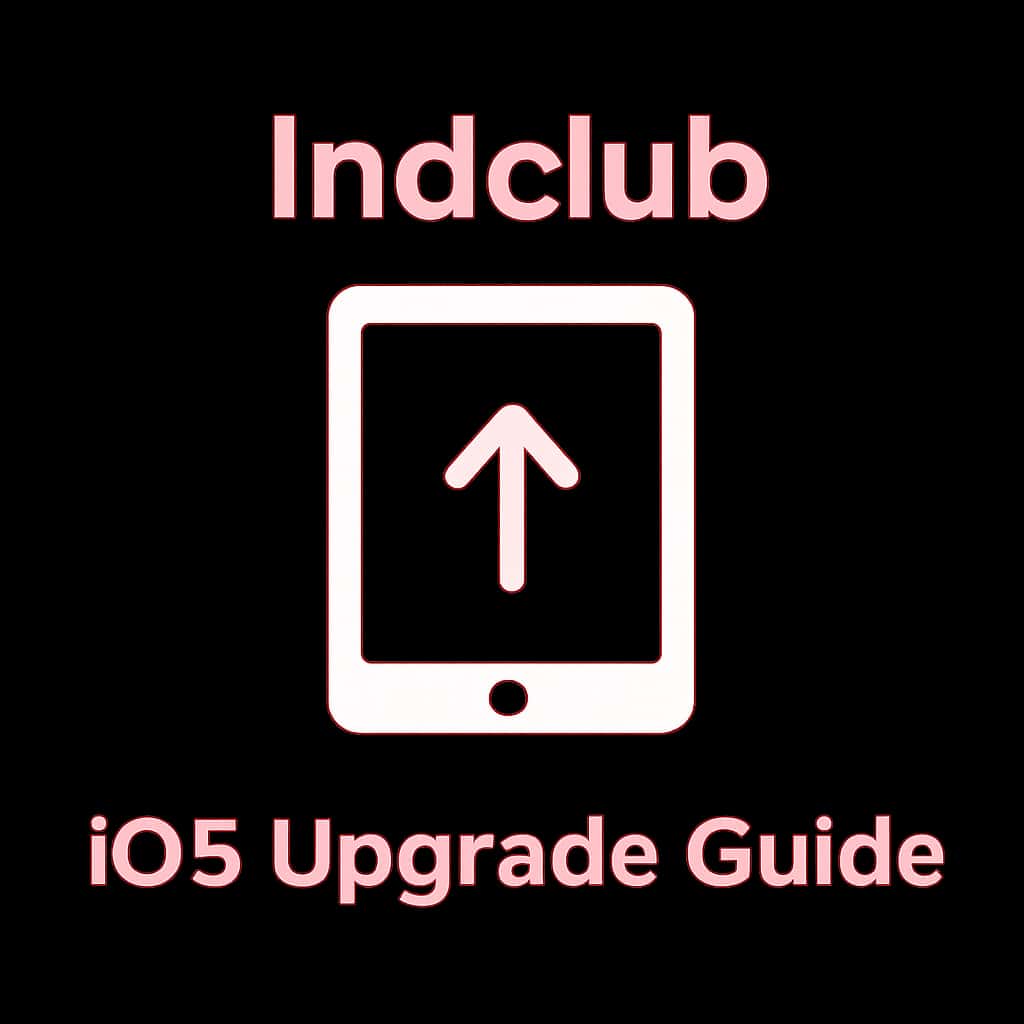 An icon representing the Indclub iOS Upgrade Guide