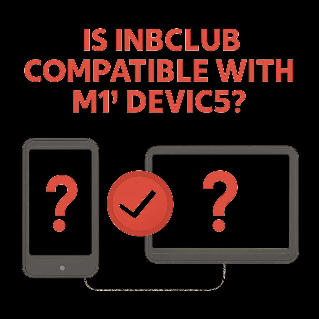 An educational diagram explaining Indclub device compatibility.