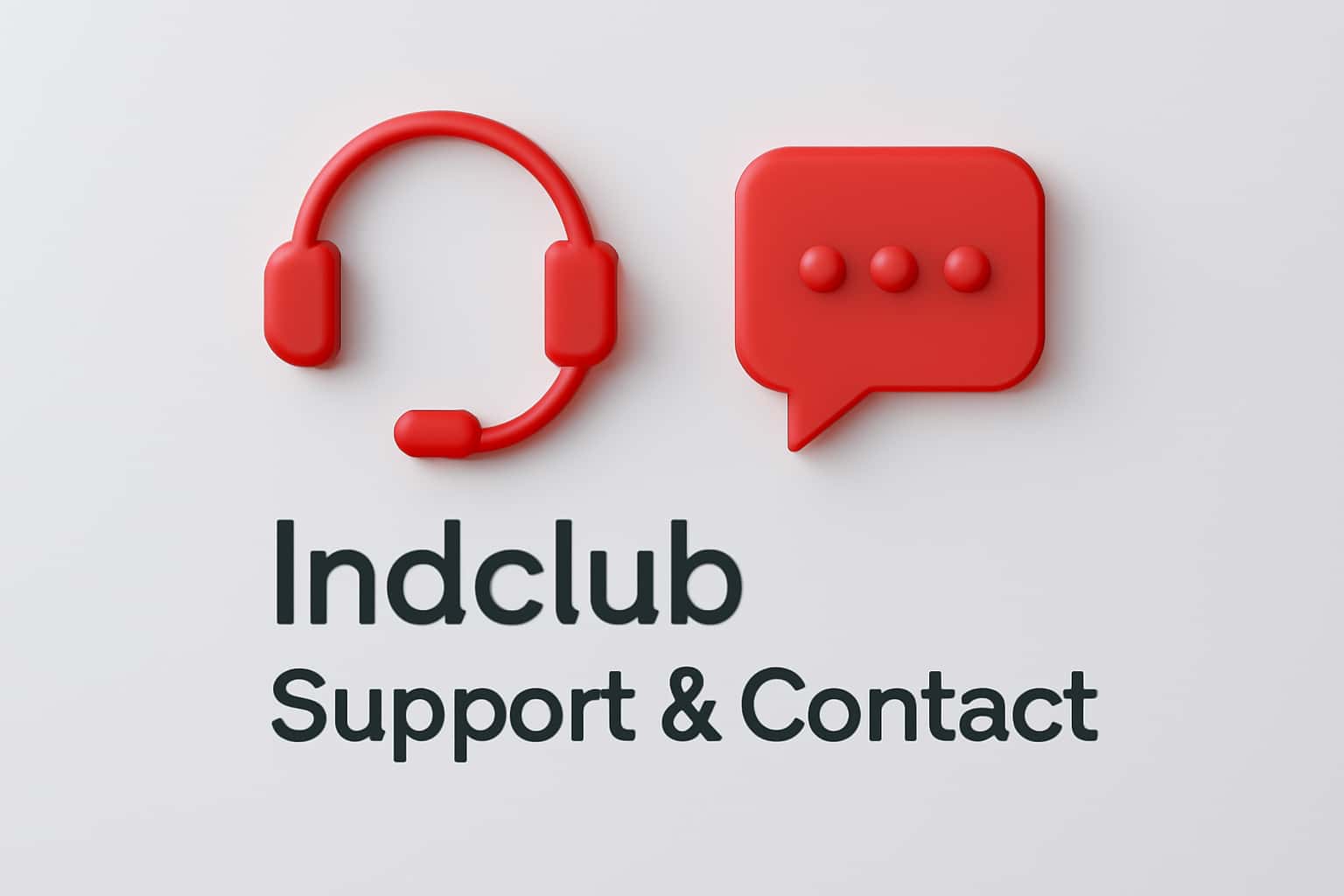 Indclub Support & Contact Interface
