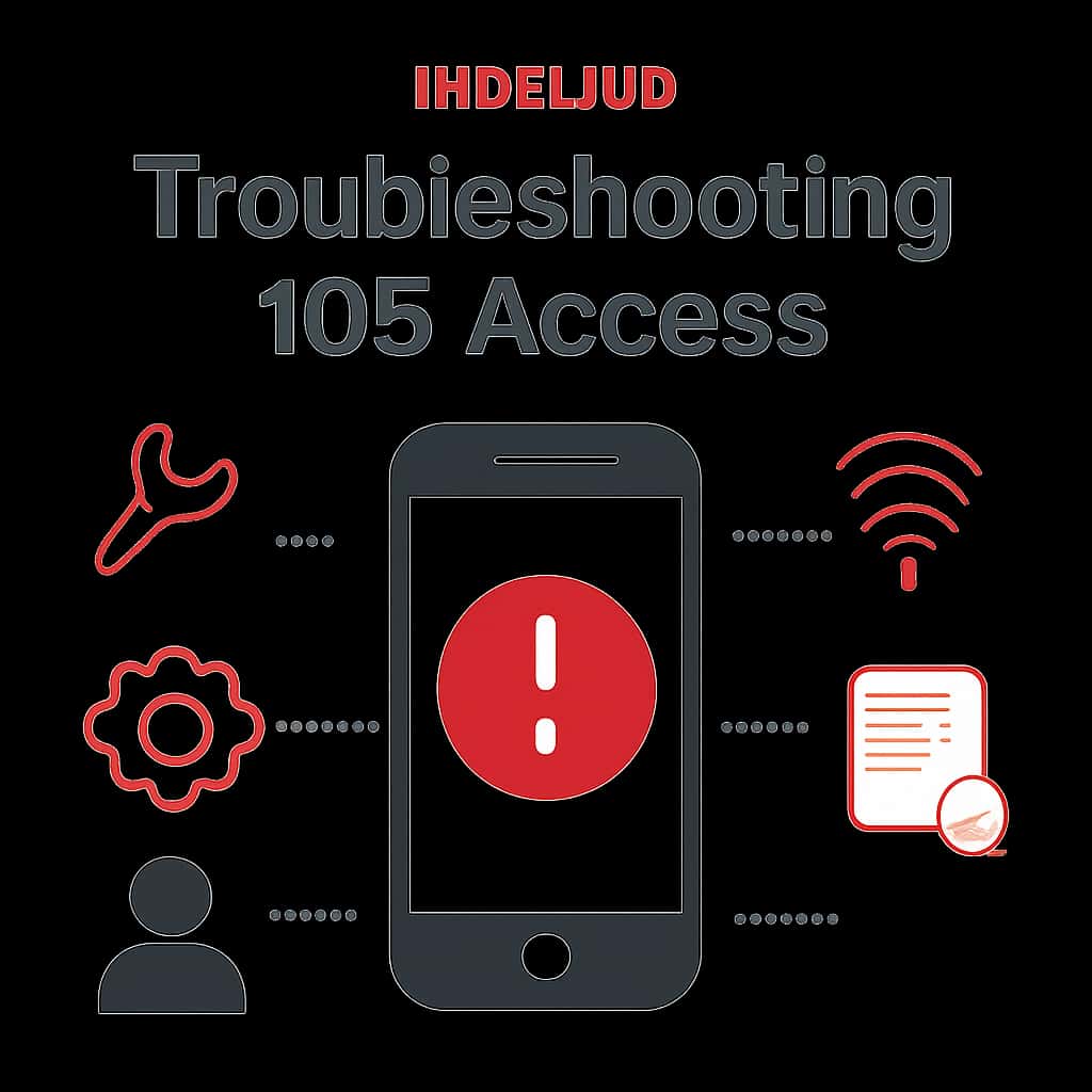 An illustration showing troubleshooting steps for accessing Indclub on iOS devices.